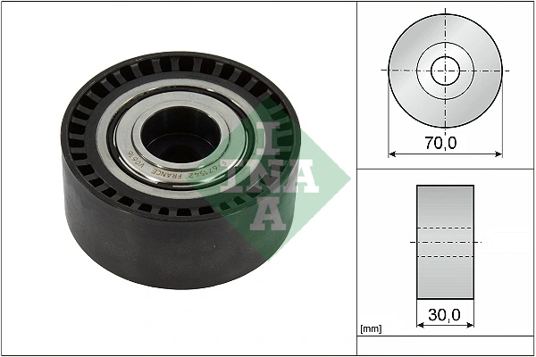 Deflection/Guide Pulley, V-ribbed belt